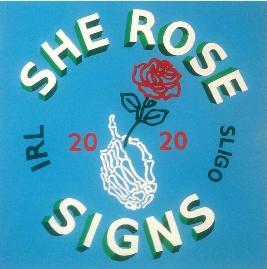 She Rose Signs, sign-painting